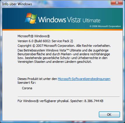 Windows Version: Service Pack 2